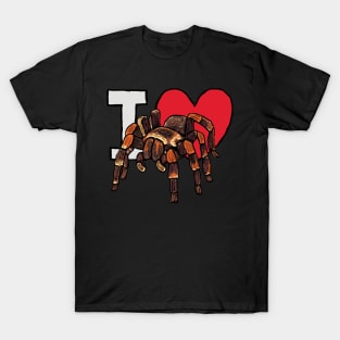 I Love Spiders T-Shirt